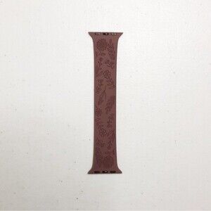 Floral Engraved Apple Watch Band